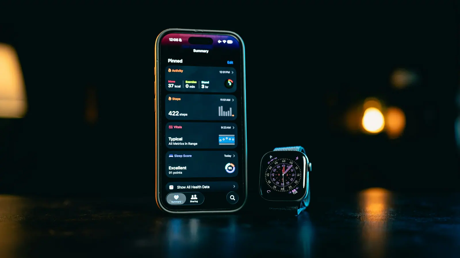 WHOOP 5.0 fitness tracker worn on wrist during workout